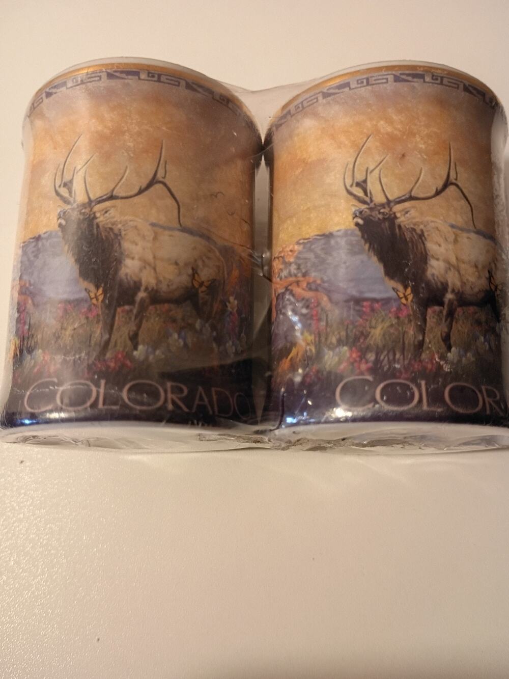 Colorado Elk Wildlife Ceramic Decorative Salt & Pepper Shakers Set of 2